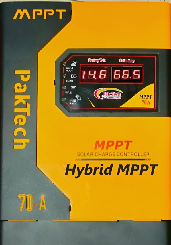 Hybrid Pak Tech MPPT Solar Charge Controller 70 Ampere with DC Load Connections - 12/24 Volt, 1200/2400 Watt - Image 5