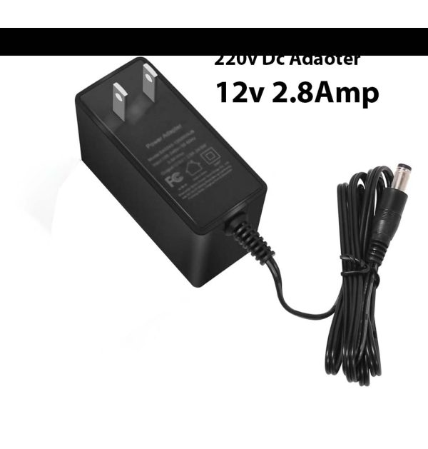 Buy 12V 2.8A DC Adapter – High Power Output for LED Lights & More