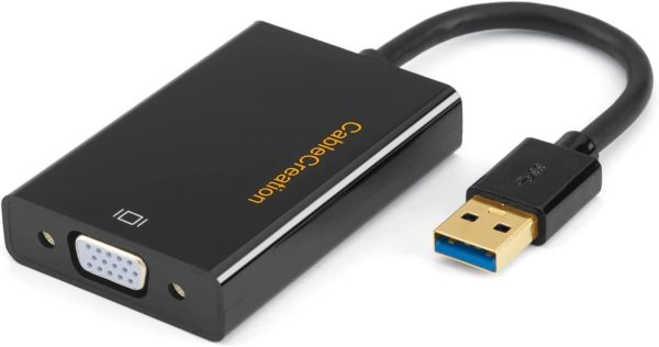 CableCreation USB 3.0 to VGA Adapter (DisplayLink Chipset), VGA to USB External Video Card Support 1080P Compatible with Windows 10/8.1/8/7, macOS, Mac OS X - Image 7