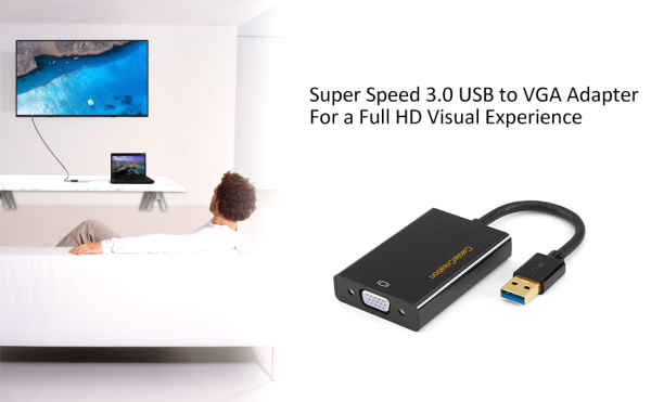 CableCreation USB 3.0 to VGA Adapter (DisplayLink Chipset), VGA to USB External Video Card Support 1080P Compatible with Windows 10/8.1/8/7, macOS, Mac OS X - Image 8